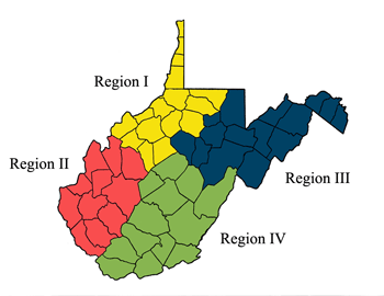 WV Area Agencies on Aging Regions